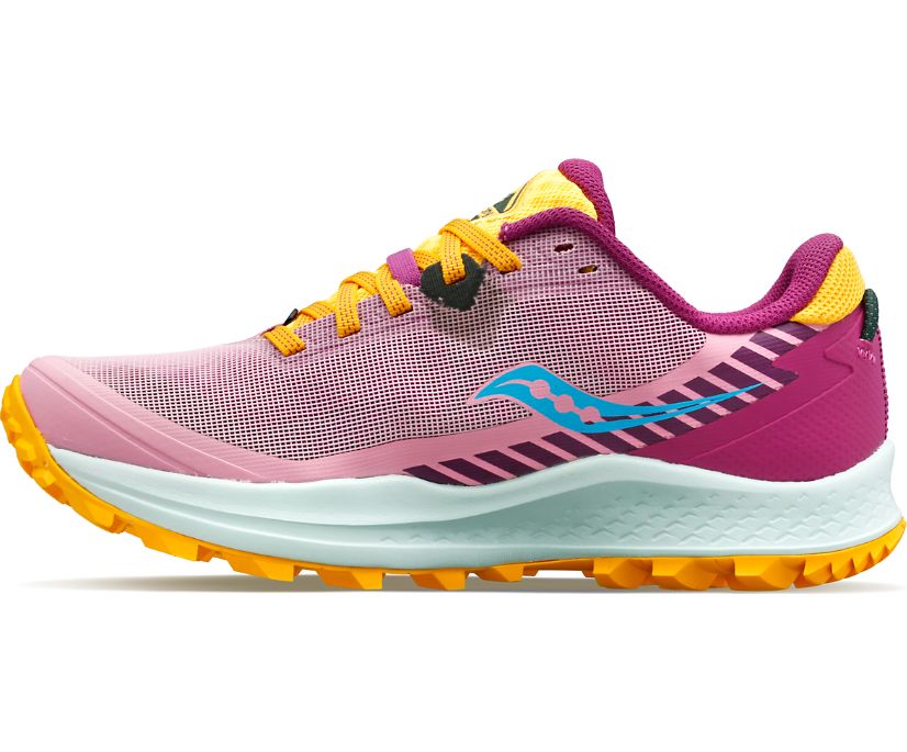 Women's Saucony Peregrine 11 Trail Running Shoes Pink | Singapore 230CTVE